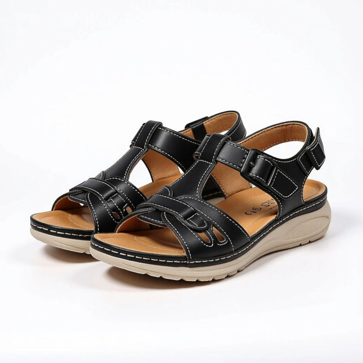 Cómodas sandalias planas para mujer | Slingback