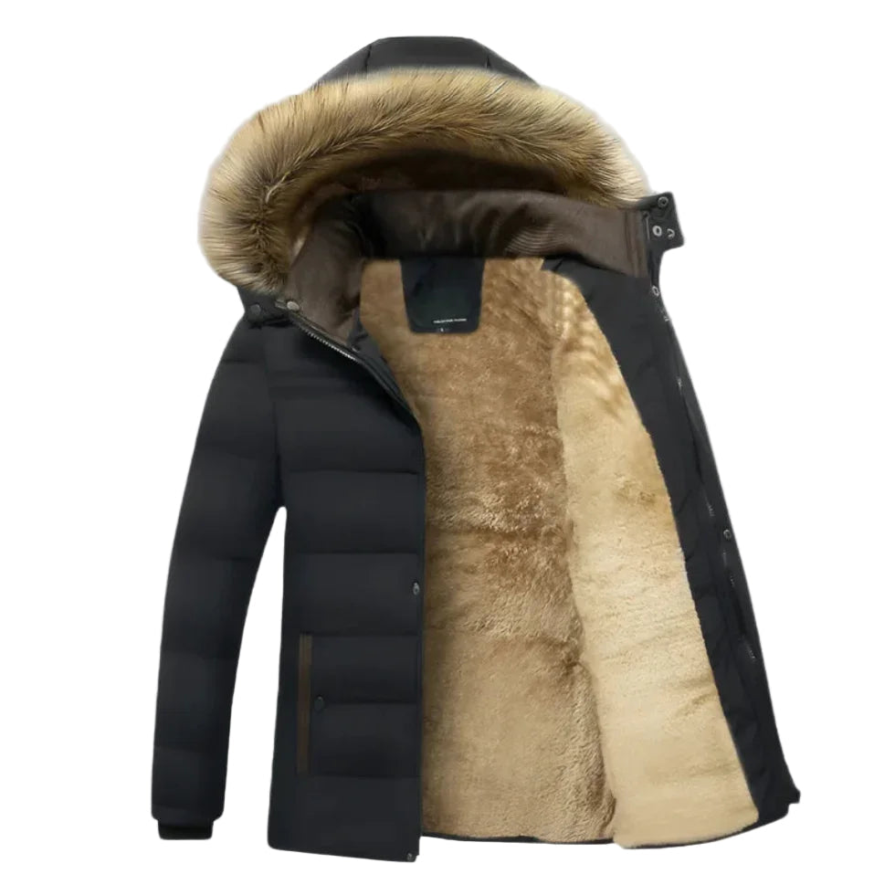 Saphira Parka Donna Impermeabile con Cappuccio in Ecopelliccia – Calda, Elegante e Funzionale