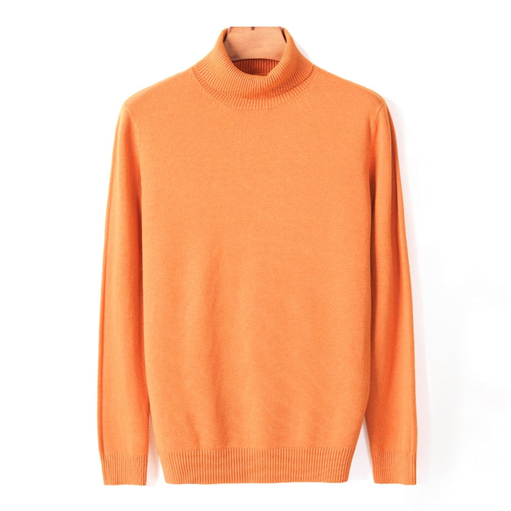 Lucas Maglione Uomo a Collo Alto – Pullover Slim Fit Elegante in Tessuto Morbido e Caldo