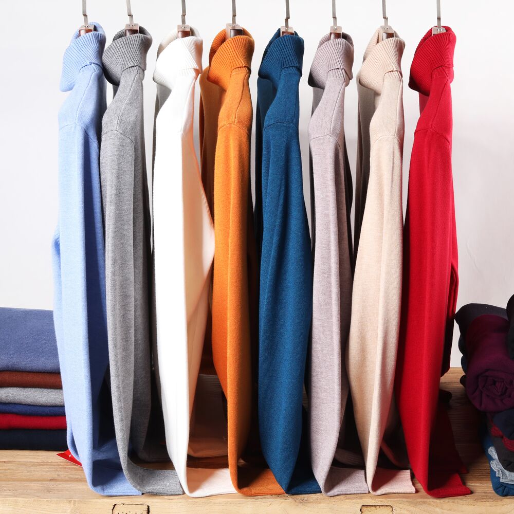Lucas Maglione Uomo a Collo Alto – Pullover Slim Fit Elegante in Tessuto Morbido e Caldo