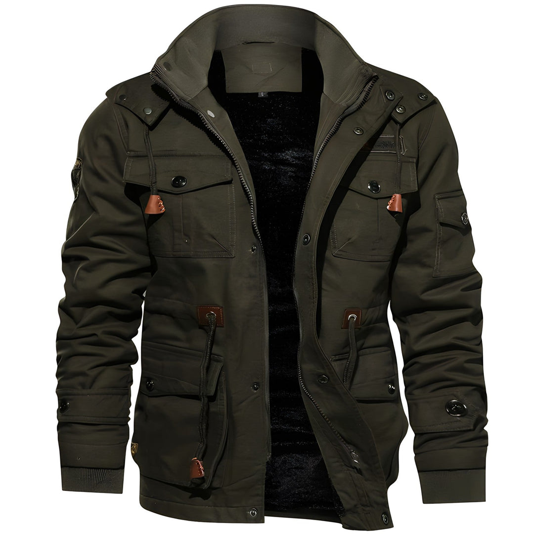 Men's Outdoor Jacket With Pockets | Winter
