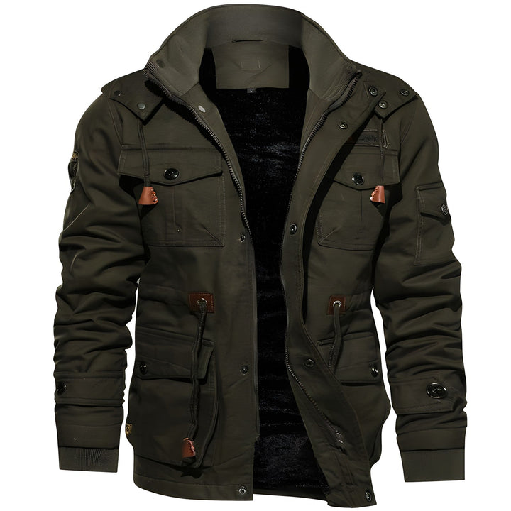 Men's Outdoor Jacket With Pockets | Winter