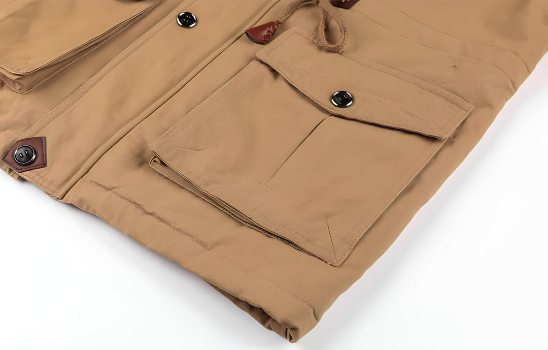 Men's Outdoor Jacket With Pockets | Winter