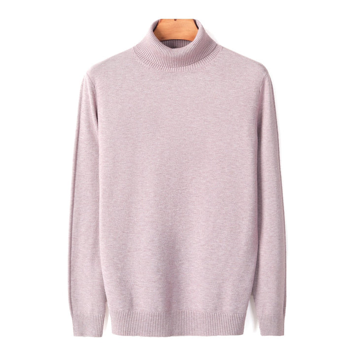 Lucas Maglione Uomo a Collo Alto – Pullover Slim Fit Elegante in Tessuto Morbido e Caldo