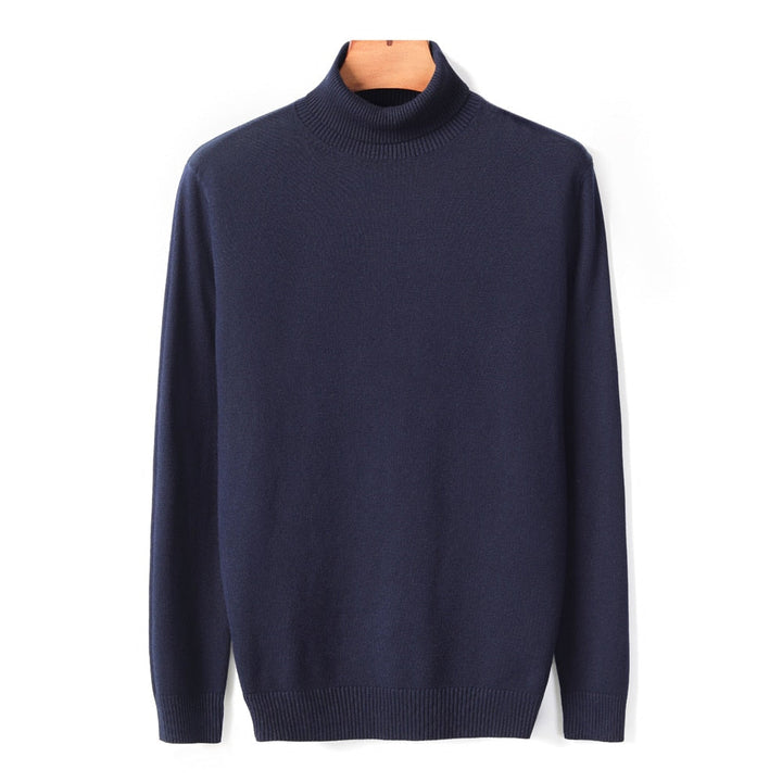 Lucas Maglione Uomo a Collo Alto – Pullover Slim Fit Elegante in Tessuto Morbido e Caldo