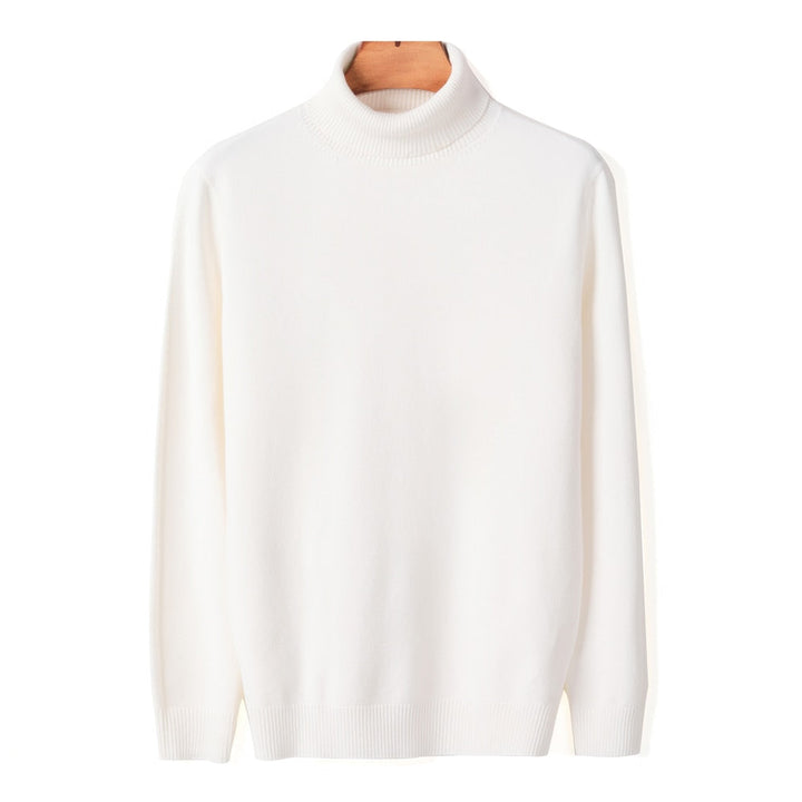 Lucas Maglione Uomo a Collo Alto – Pullover Slim Fit Elegante in Tessuto Morbido e Caldo