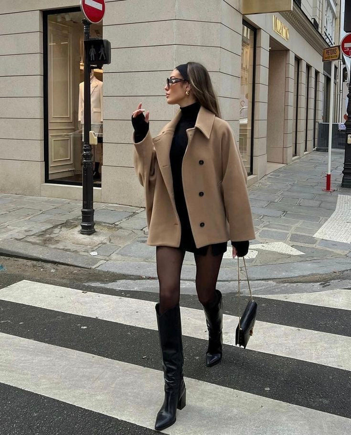 Olivia Cappotto Oversize Donna in Lana – Caldo, Elegante e Stile Rilassato