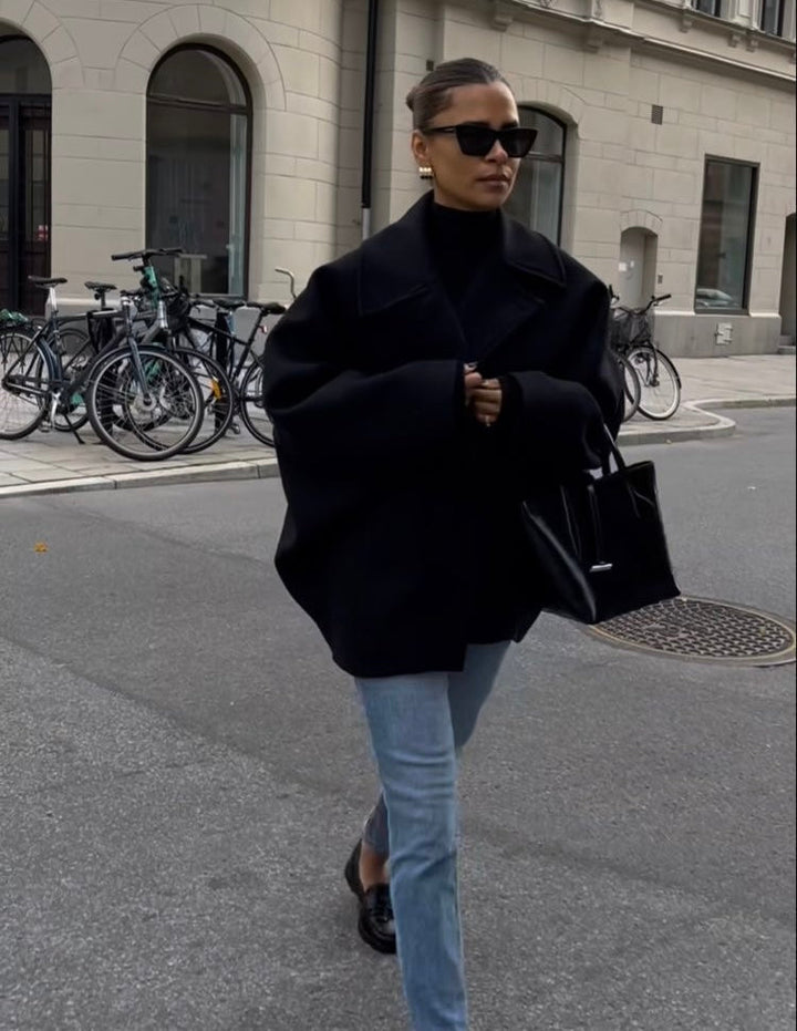 Olivia Cappotto Oversize Donna in Lana – Caldo, Elegante e Stile Rilassato
