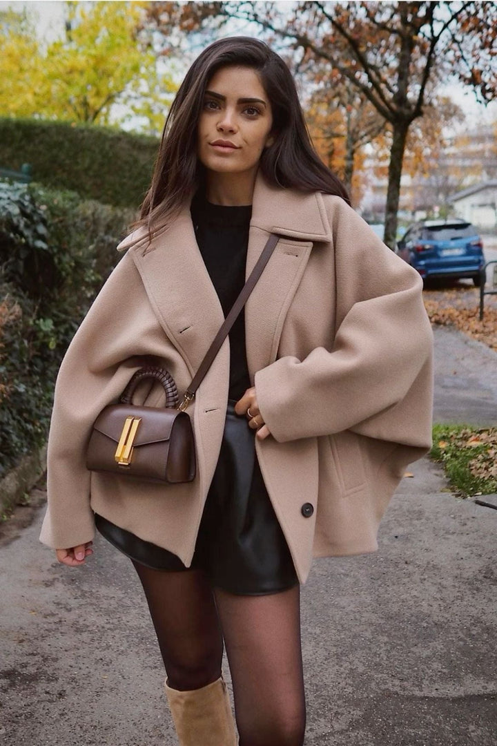 Olivia Cappotto Oversize Donna in Lana – Caldo, Elegante e Stile Rilassato