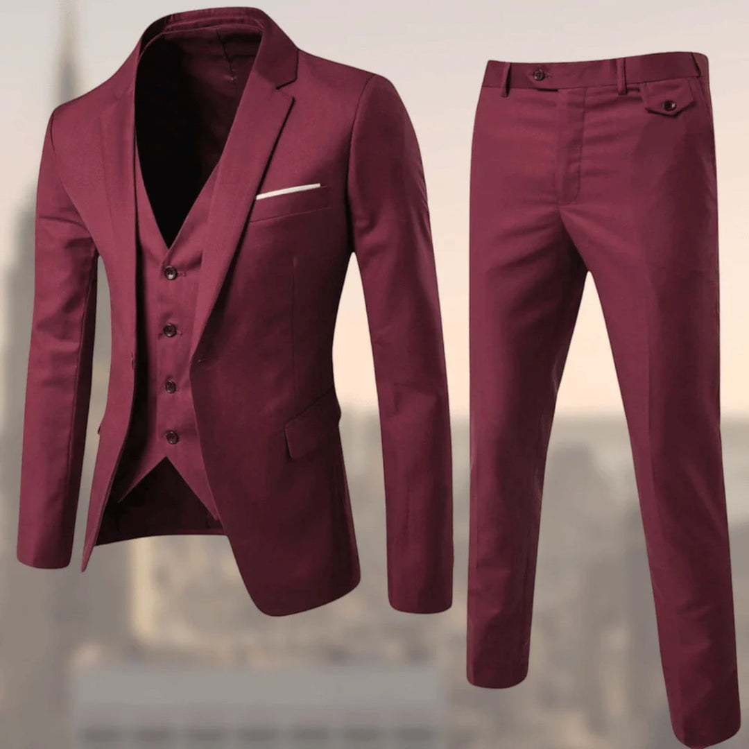 Adrian | Set Di Abiti Eleganti Da Uomo In Tre Pezzi