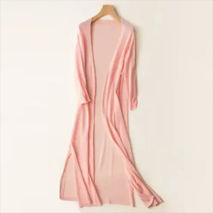 Éva | Cardigan Lungo Leggero Da Donna | Manica Lunga