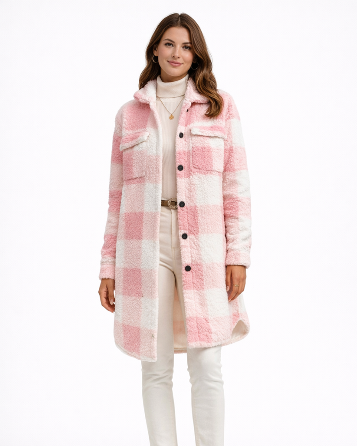 Guada Cappotto Teddy Donna Oversize – Cappotto Invernale Morbido e Caldo Stile Casual