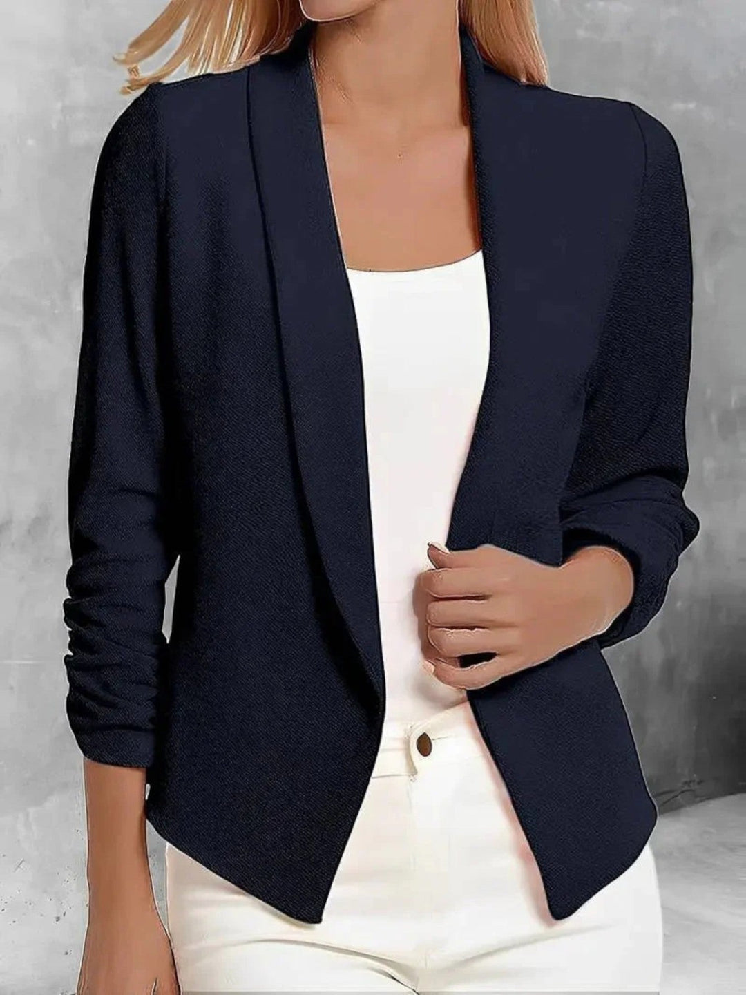 Amanda | Elegante Blazer Aperto Sul Davanti Per Donna | Estate