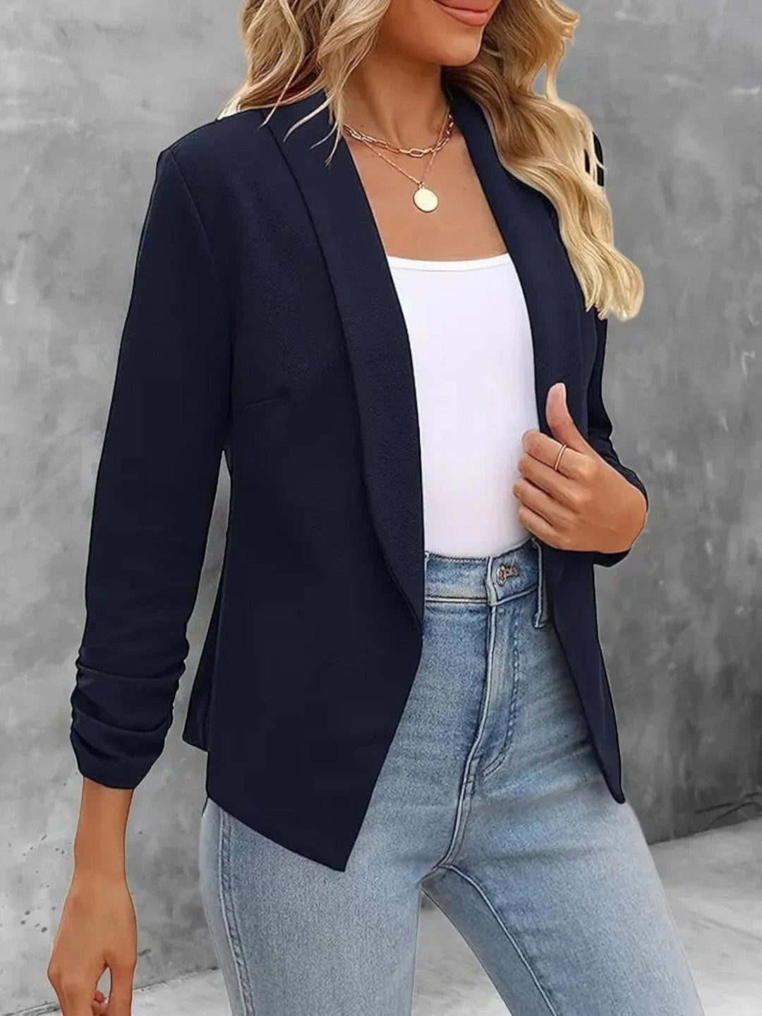 Amanda | Elegante Blazer Aperto Sul Davanti Per Donna | Estate