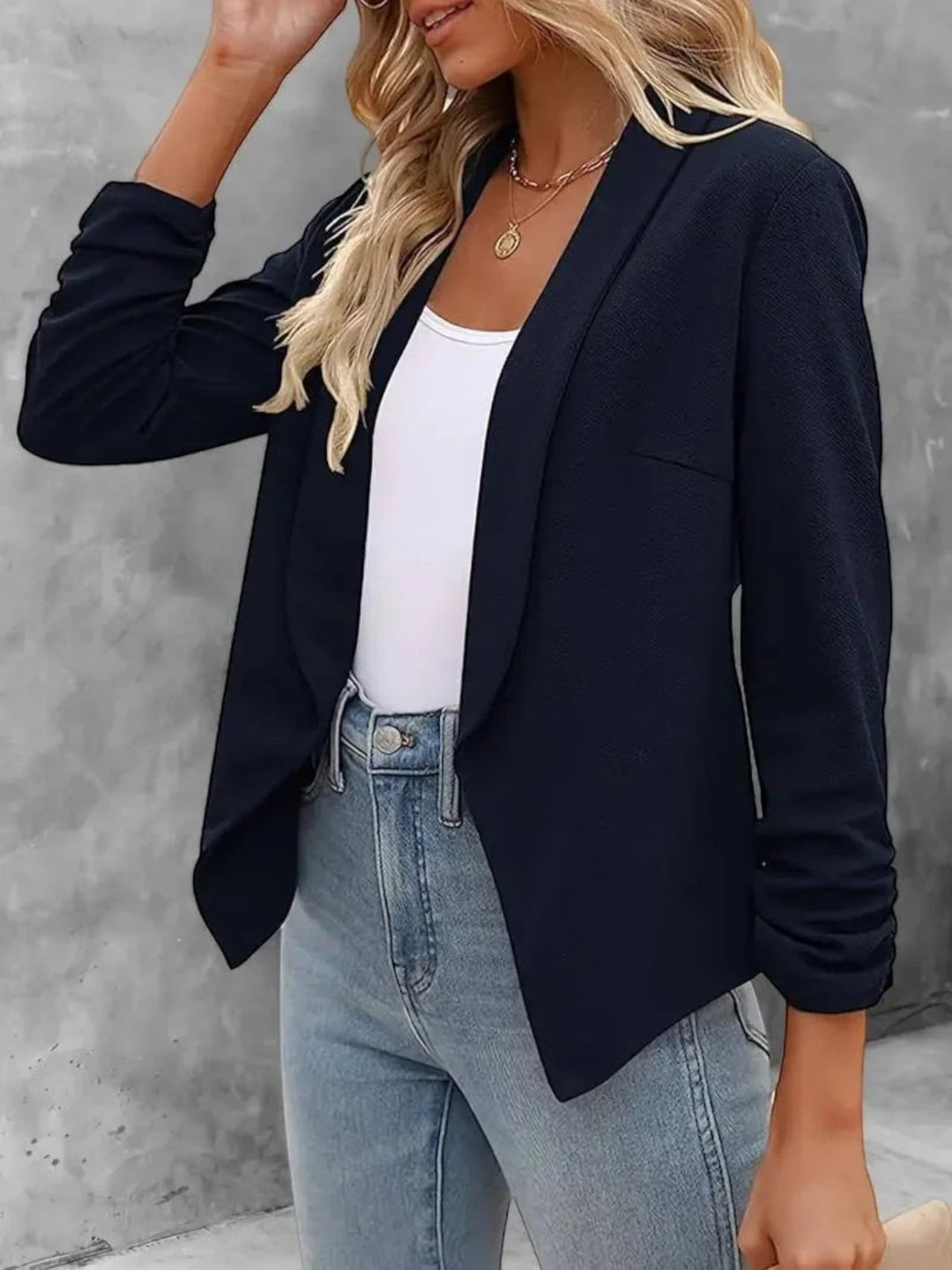 Amanda | Elegante Blazer Aperto Sul Davanti Per Donna | Estate
