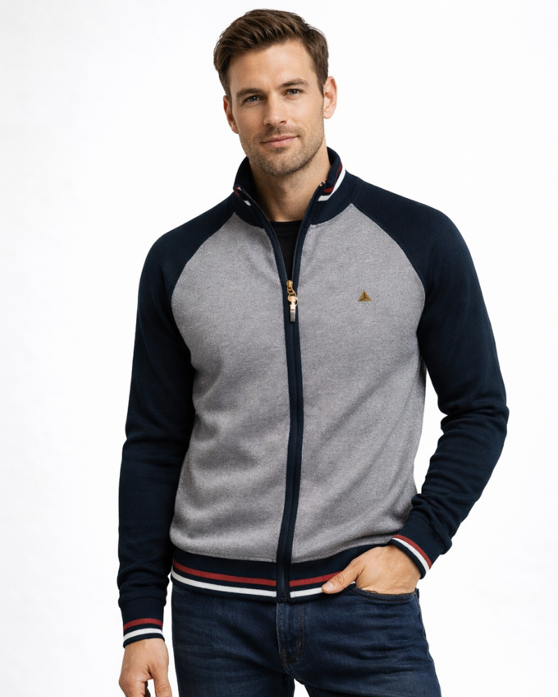 Lucian Cardigan Uomo Collo V – Bottoni Frontali, Tasche Laterali, Vestibilità Regolare