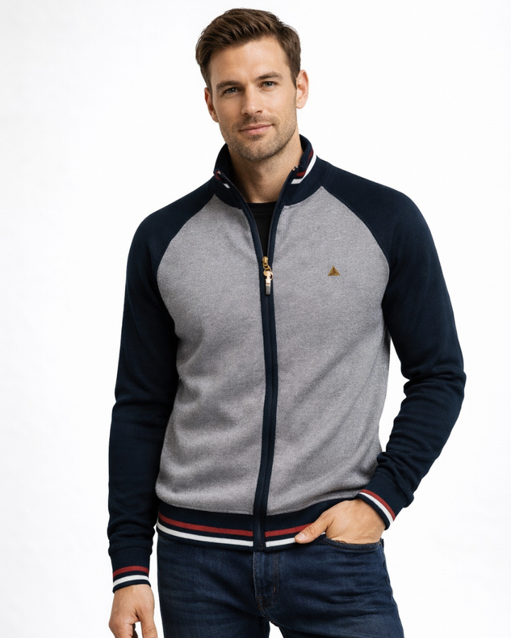 Lucian Cardigan Uomo Collo V – Bottoni Frontali, Tasche Laterali, Vestibilità Regolare