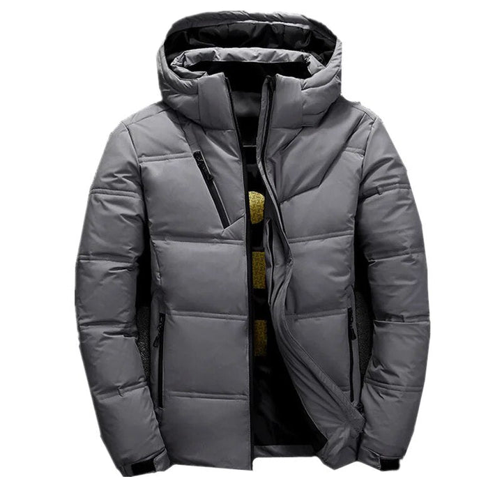 Zavien Giacca da Sci Uomo Slim Fit – Jacket Invernale con Cappuccio Imbottito e Isolamento Termico