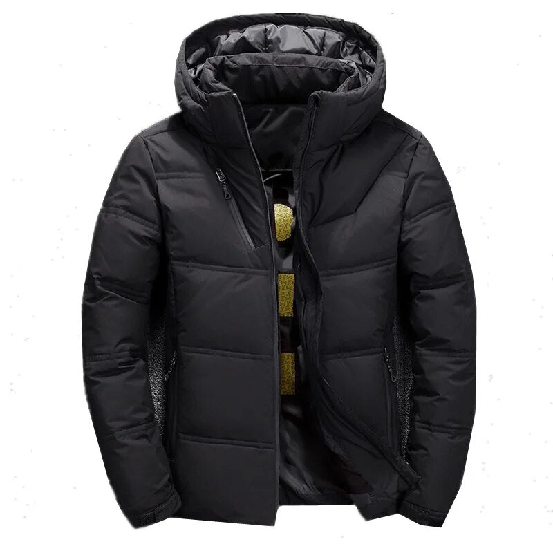 Zavien Giacca da Sci Uomo Slim Fit – Jacket Invernale con Cappuccio Imbottito e Isolamento Termico