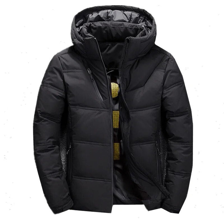Zavien Giacca da Sci Uomo Slim Fit – Jacket Invernale con Cappuccio Imbottito e Isolamento Termico