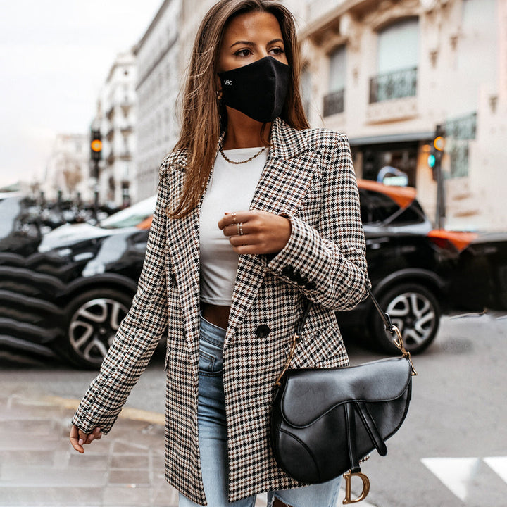 Blazer Casual Da Donna | Design A Quadri