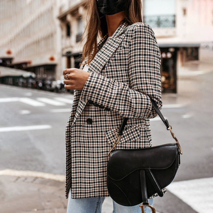 Blazer Casual Da Donna | Design A Quadri