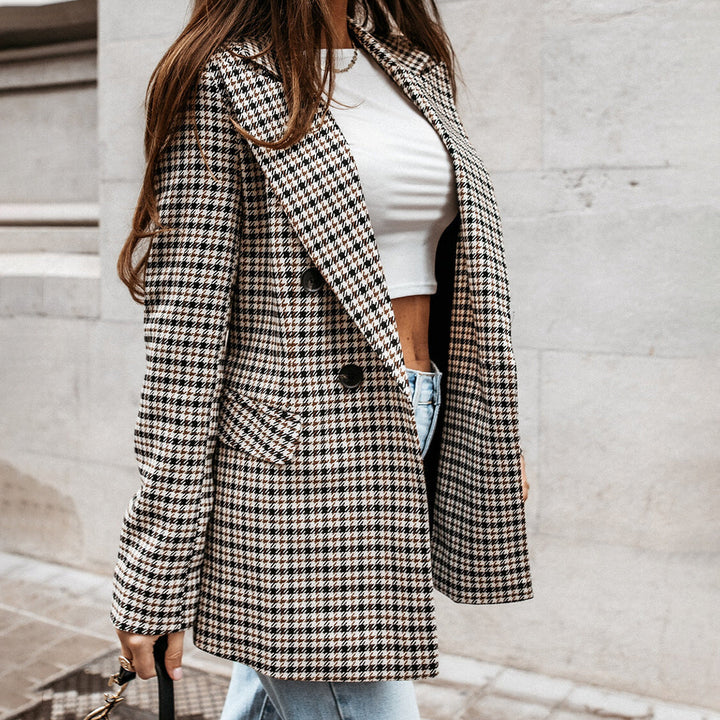 Blazer Casual Da Donna | Design A Quadri
