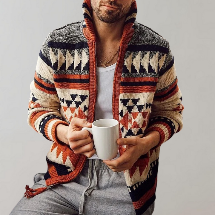 Matthias Cardigan Uomo – Gilet Elegante in Maglia Calda con Design Moderno e Vestibilità Confortevole