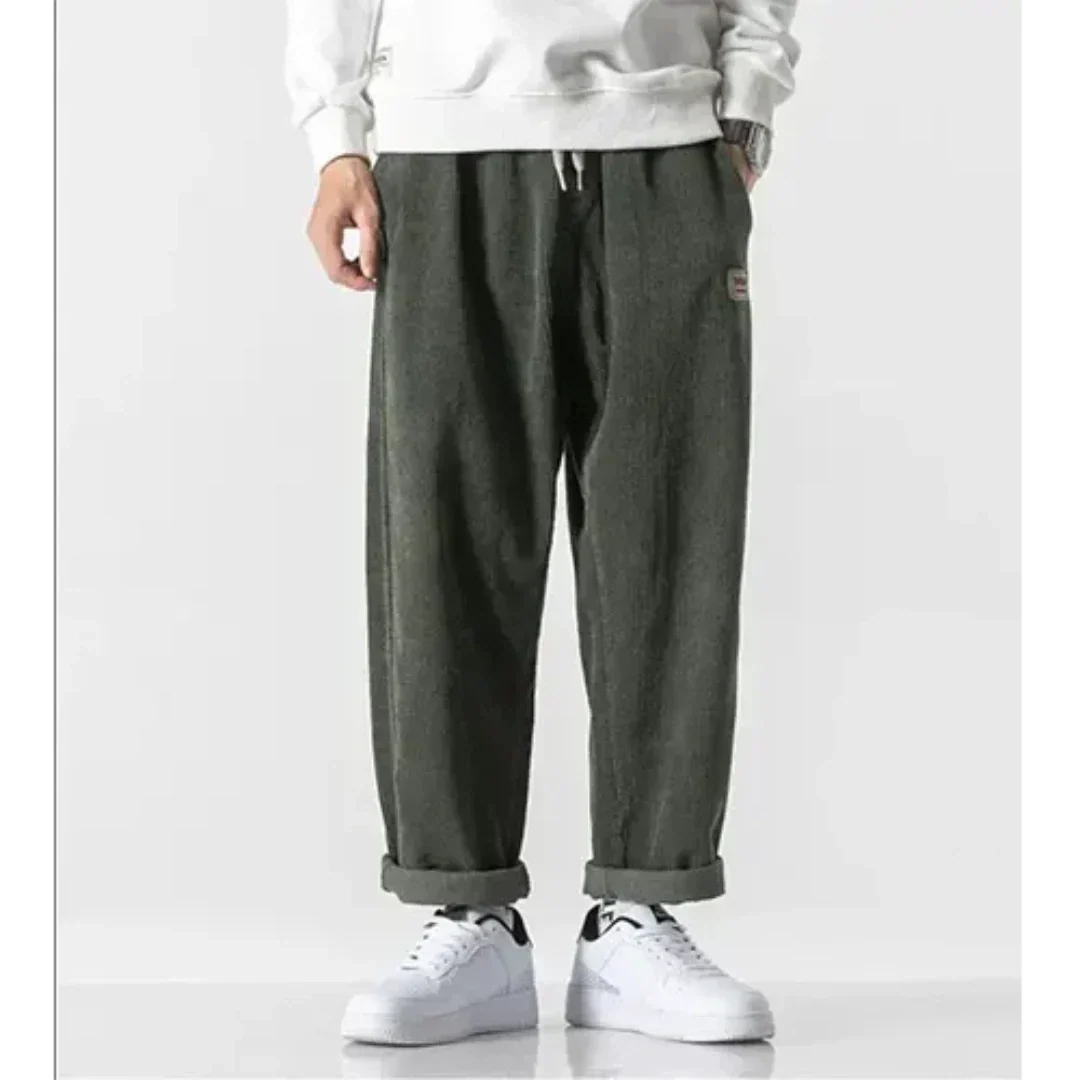 Pantalone In Velluto A Coste Da Uomo | Oversize