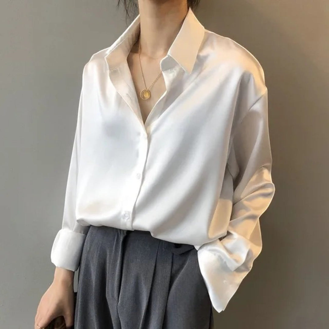 Lilou | Camicia Elegante Da Donna | Manica Lunga
