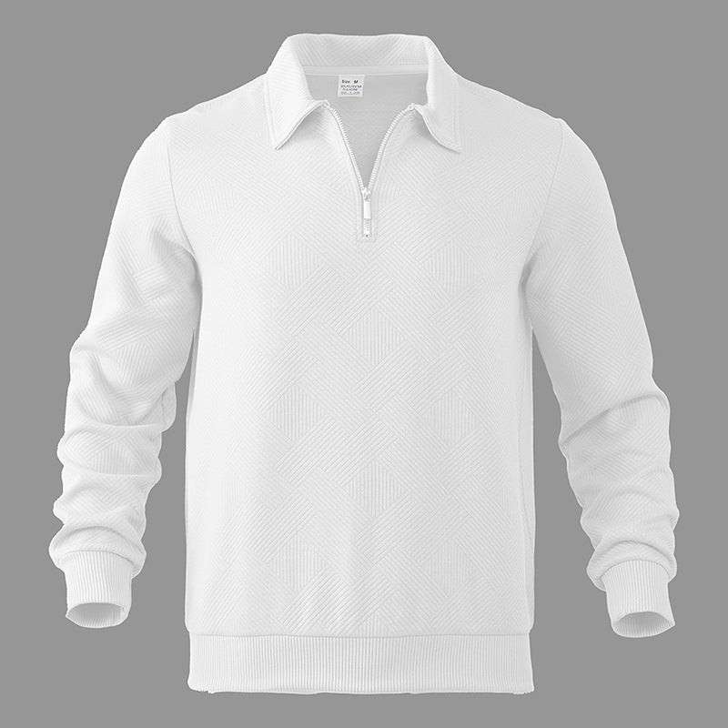 Maglione Polo Invernale Da Uomo | Mezza Zip