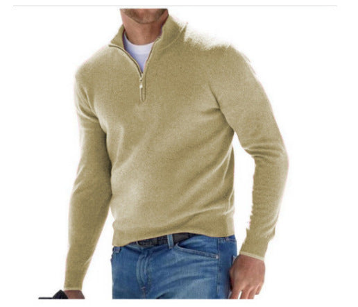 Maglione Da Uomo Manica Lunga | Mezza Zip
