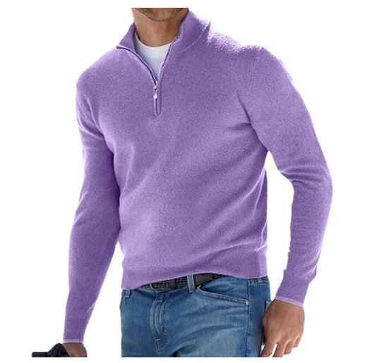 Maglione Da Uomo Manica Lunga | Mezza Zip