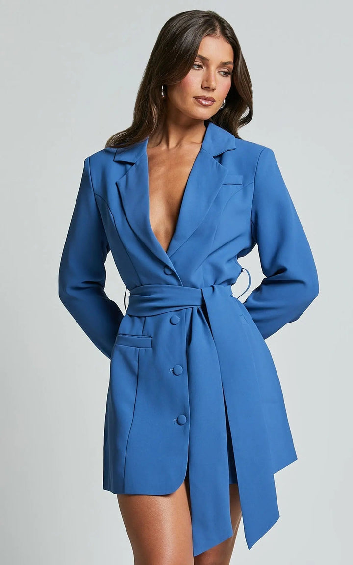 Victoria Abito Blazer Donna con Cintura – Elegante, Strutturato e Stile Moderno