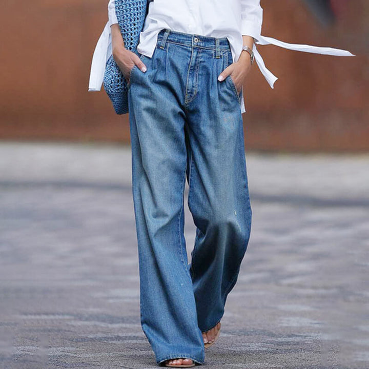 Jeans Casual Da Donna | Gamba Larga