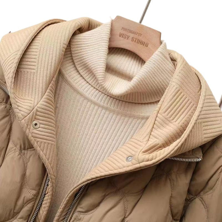Elena Giacca Invernale Trapuntata da Donna – Piumino Leggero con Cappuccio e Chiusura a Zip