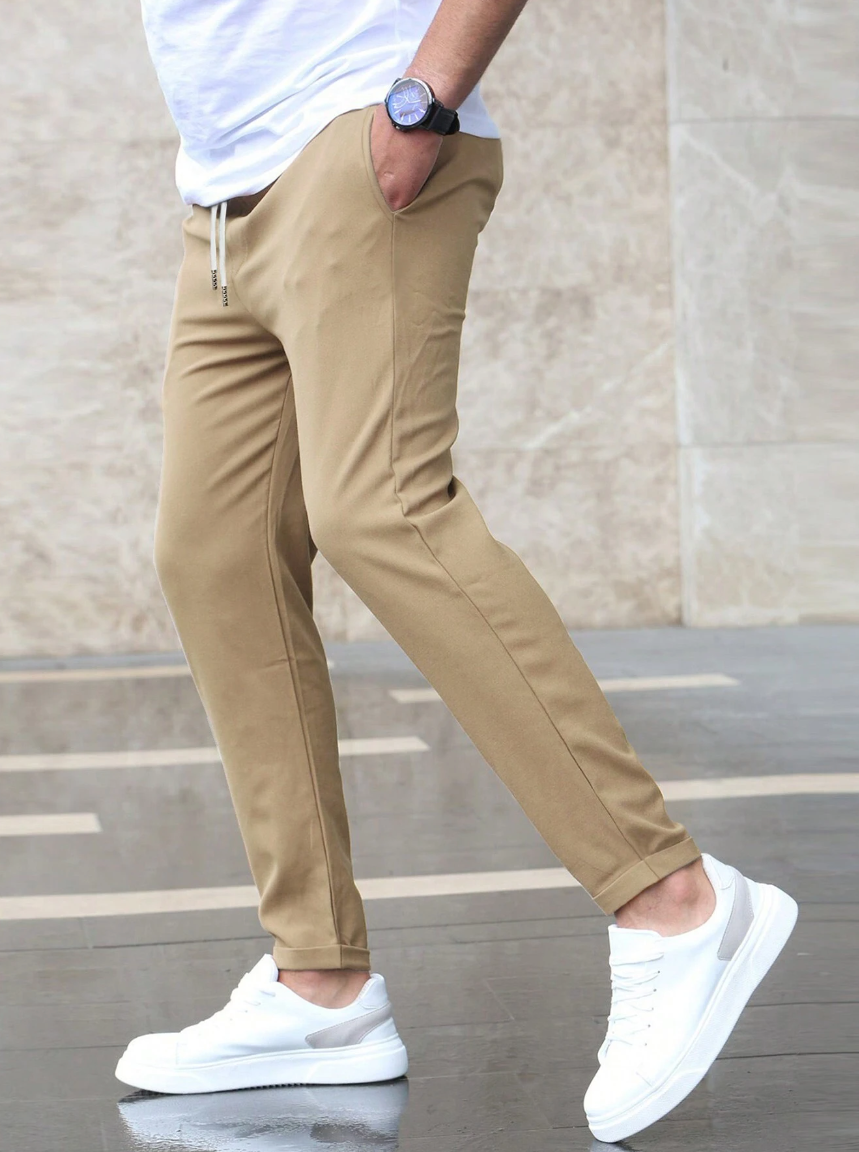 Pantaloni Elasticizzati Da Uomo | Con Tasca
