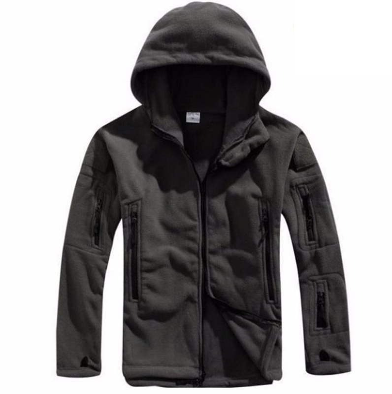 Raw Giacca Uomo in Pile Termico Stile Militare – Antivento, Cappuccio & Comfort Outdoor