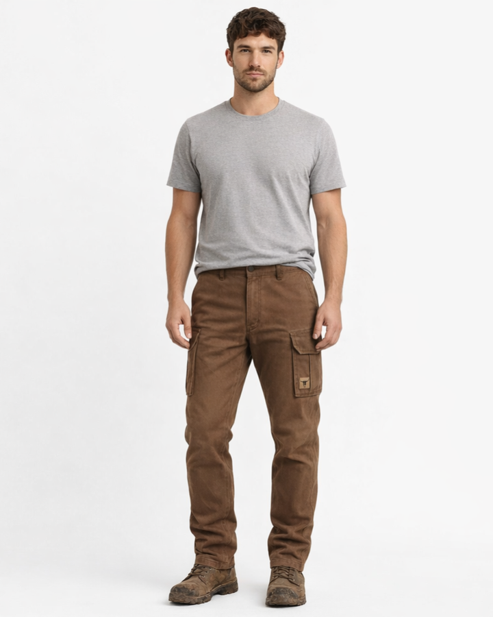 Cassian Pantaloni Cargo Uomo Resistenti – Pantaloni Utility con Tasche Multiple Casual