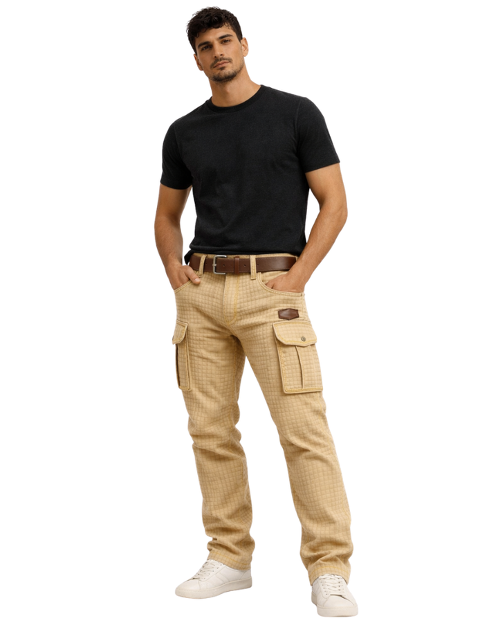 Daxton Pantaloni Cargo Uomo – Pantaloni Cargo Casual con Tasche Multiple e Fit Moderno