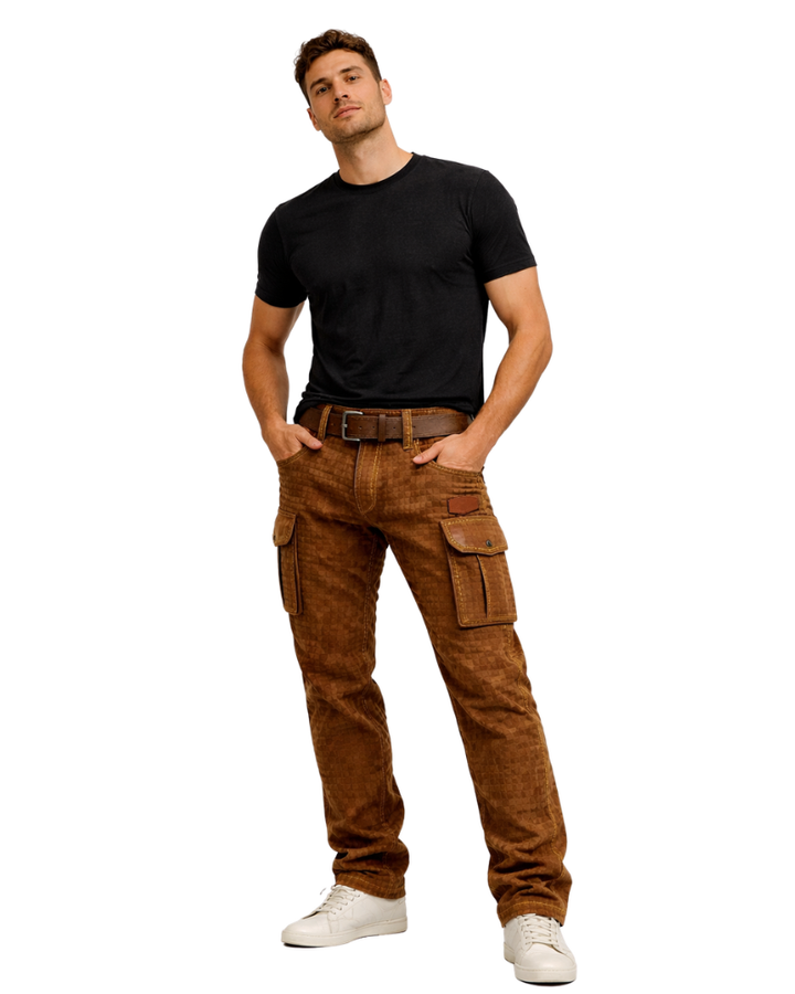 Daxton Pantaloni Cargo Uomo – Pantaloni Cargo Casual con Tasche Multiple e Fit Moderno