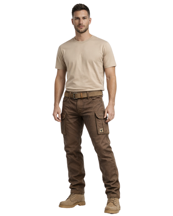 Cassian Pantaloni Cargo Uomo Resistenti – Pantaloni Utility con Tasche Multiple Casual