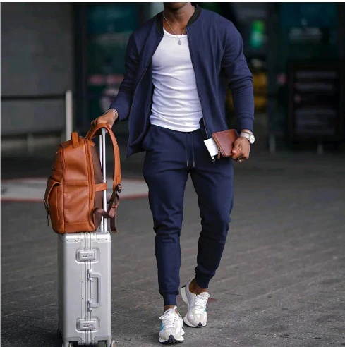 Completo Casual Uomo Due Pezzi Manica Lunga | Due Pezzi