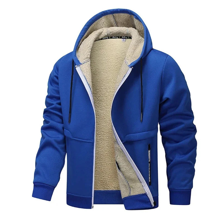 Casual Fleece Jacket for Men with Long Sleeve | Winter