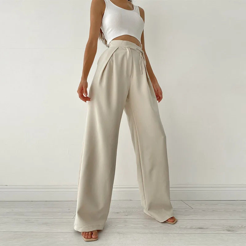 Pantaloni Da Donna A Gamba Larga | Casual