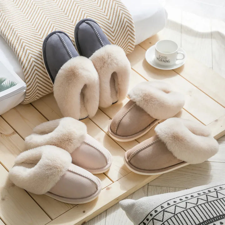 Pantofole Per Donna | Con Bordo In Pelliccia