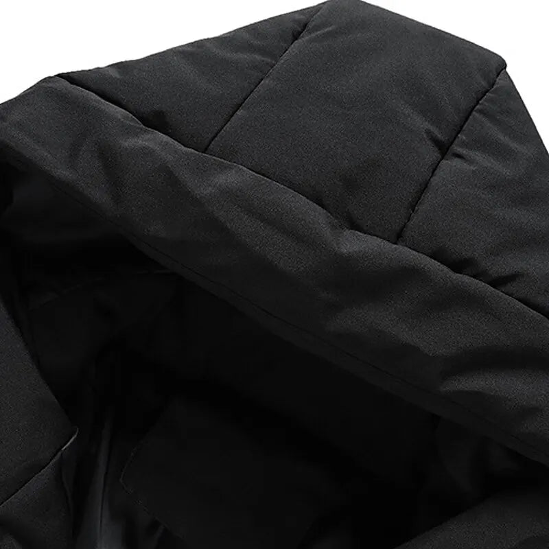Piumino Invernale Classico Da Uomo Con Cerniera | Con Cappuccio