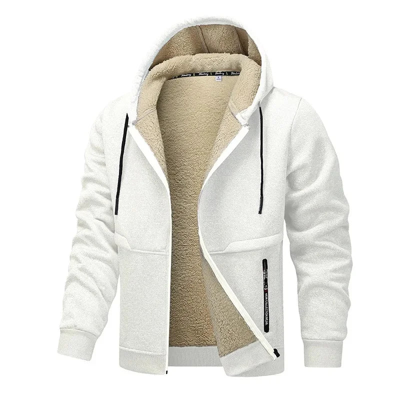 Casual Fleece Jacket for Men with Long Sleeve | Winter
