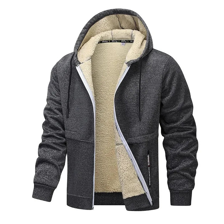 Casual Fleece Jacket for Men with Long Sleeve | Winter