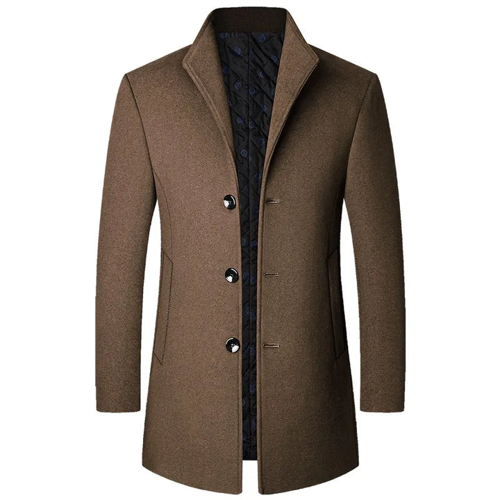 Jasper Cappotto Uomo in Misto Lana – Business Casual, Elegante e Caldo